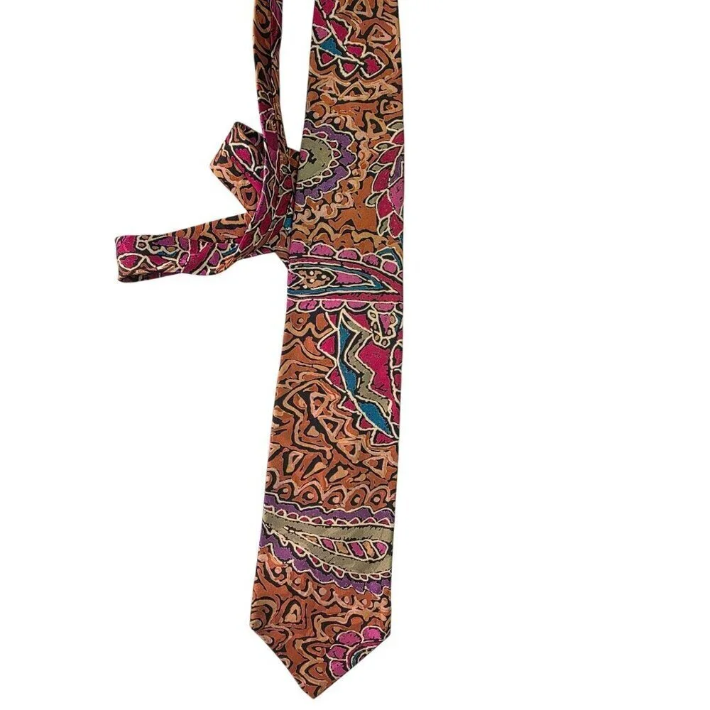 J Blades 90s Handmade 100% Silk Tie 3.75